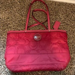 Pink Coach Bag - used